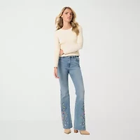 JS Jessica Simpson Womens Flare High Rise Pant