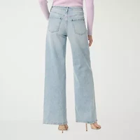 JS Jessica Simpson Womens Wide Leg High Rise Pant