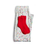 Sleep Chic Womens Fleece Pajama Pants With Sock