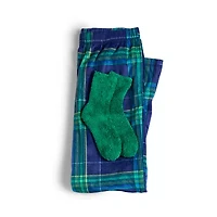 Sleep Chic Womens Fleece Pajama Pants With Sock