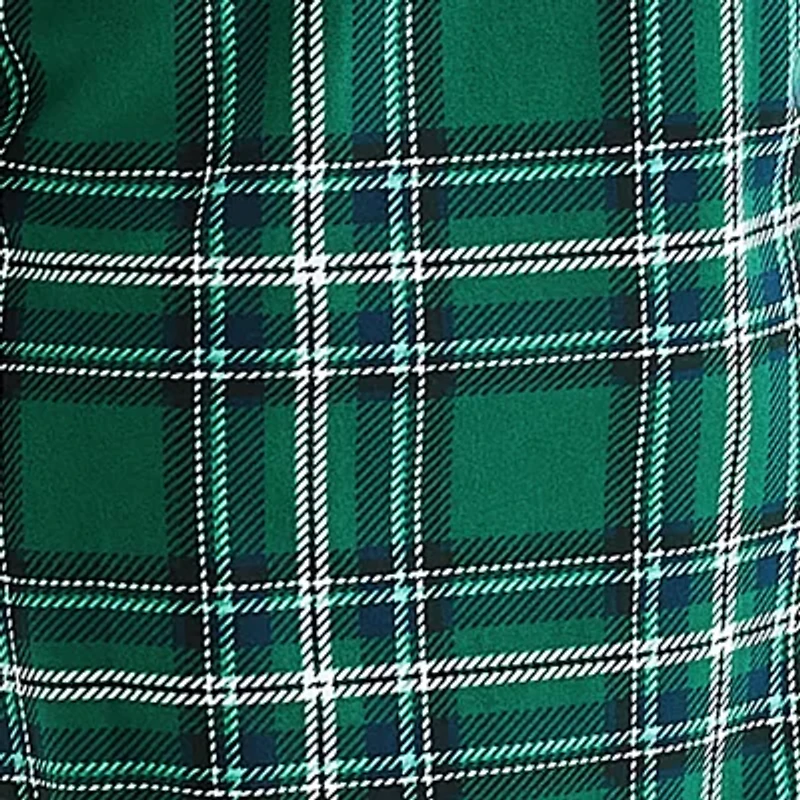 North Pole Trading Co. Sleigh Bells Ring Womens Fleece V Neck Long Sleeve Matching Family Nightgown