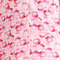 Arizona Body Womens Satin Short Sleeve 2-pc. Juniors Pajama Sets