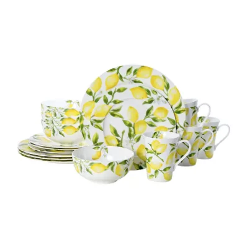 Mikasa Lemons 16-pc. Bone China Dinnerware Set