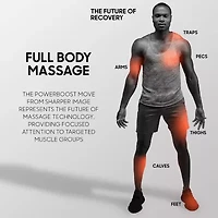 Sharper Image Powerboost Move Deep Tissue Portable Percussion Massager