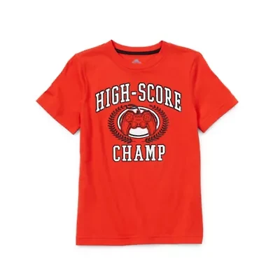 Thereabouts Little & Big Kid Boys Crew Neck Short Sleeve Regular Fit Graphic T-Shirt