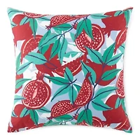 Distant Lands 18x18 Pomegranate Square Throw Pillow