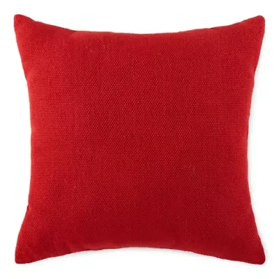Outdoor Oasis 20x20 Textured Square Throw Pillow