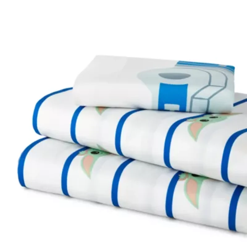 Disney Collection Mandalorian Name Grogu Star Wars Sheet Set