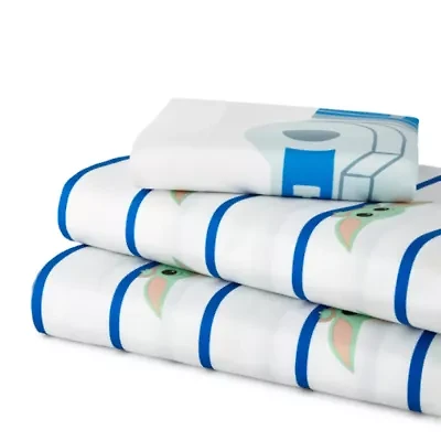 Disney Collection Mandalorian Name Grogu Star Wars Sheet Set