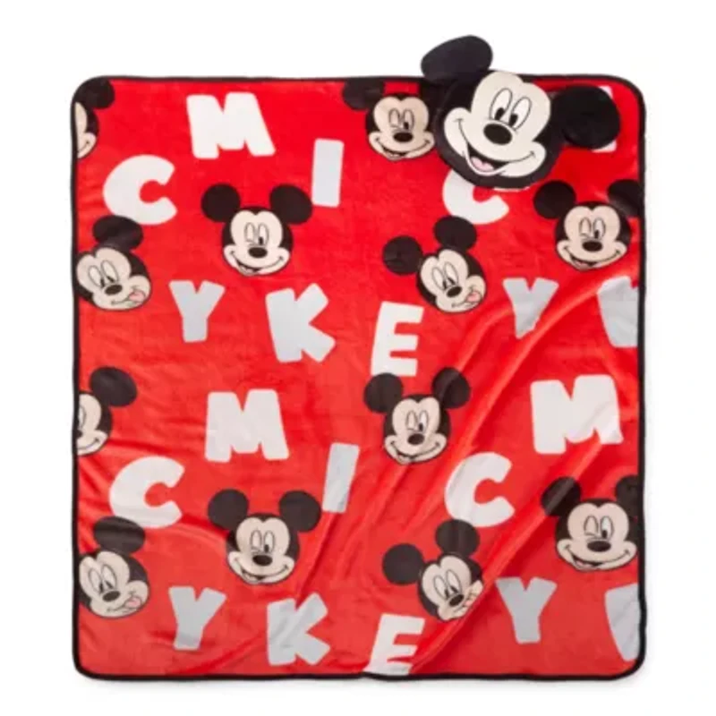 Disney Collection Mickey Mouse Silly Faces Throw