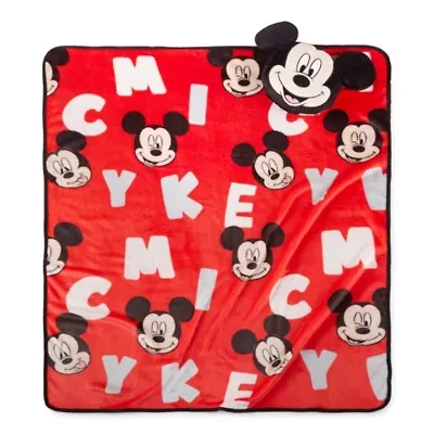 Disney Collection Mickey Mouse Silly Faces Throw