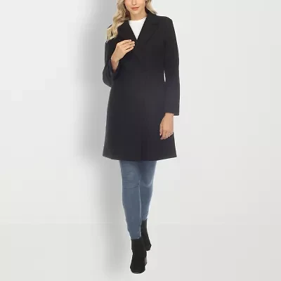 White Mark Womens Midweight Car Coat