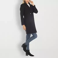 White Mark Womens Midweight Car Coat