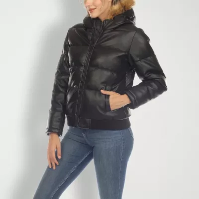 White Mark Womens Midweight Bomber Jacket
