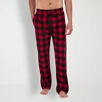 Hanes Mens Crew Neck Long Sleeve 2-pc. Pajama Sets