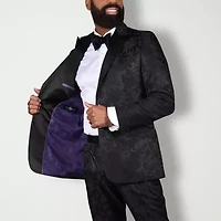 Steve Harvey Mens Classic Fit Floral Suit Jacket