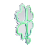 Northlight 15in Led Lighted Neon Style Green Shamrock Silhouette St. Patricks Day Window Decor