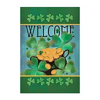 12.5In X 18In Welcome Pot Of Gold Garden Flags