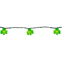 Northlight 10 7.2ft Green Irish Shamrock St Patrick'S Day Green Wire String Lights