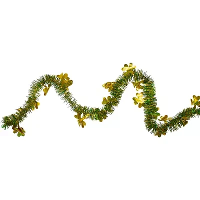 Northlight 25' Green And Gold Irish Shamrock Unlit St. Patricks Day Indoor Garland