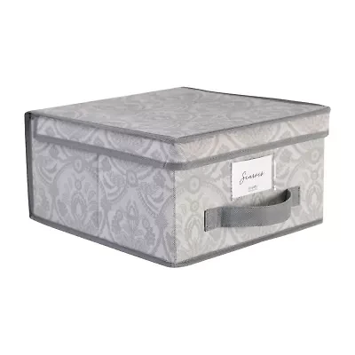 Kennedy International Gray Patterned Storage Box