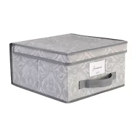 Kennedy International Gray Patterned Storage Box