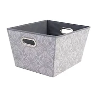 Kennedy International Gray Fabric Storage Box