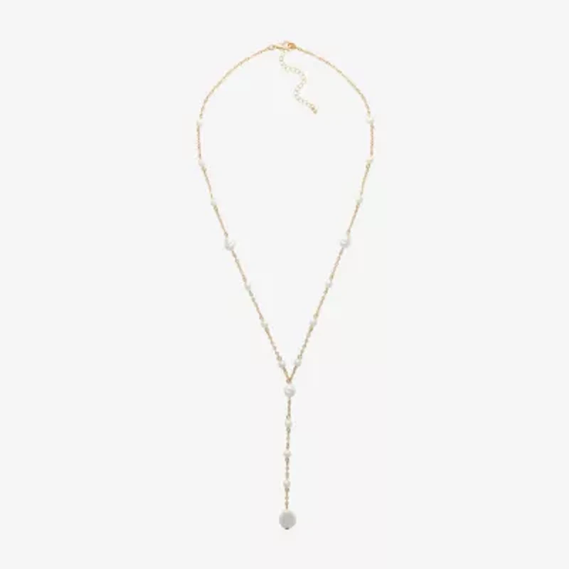 Bijoux Bar Gold Tone Womens 20 Inch Y Necklace