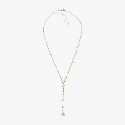 Bijoux Bar Gold Tone Womens 20 Inch Y Necklace