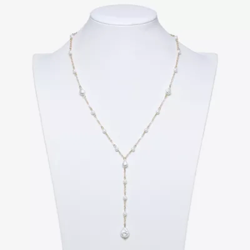 Bijoux Bar Gold Tone Womens 20 Inch Y Necklace