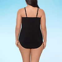 Trimshaper Hank Tankini Swimsuit Top Plus