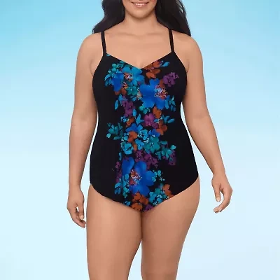 Trimshaper Hank Tankini Swimsuit Top Plus