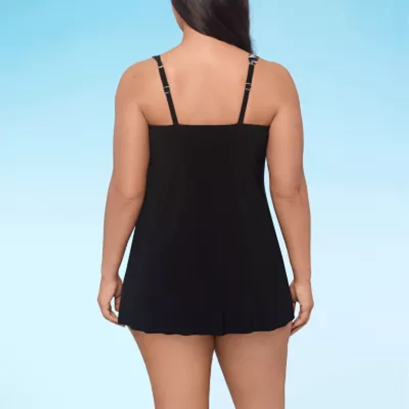 Trimshaper Brianna Swim Dress Plus