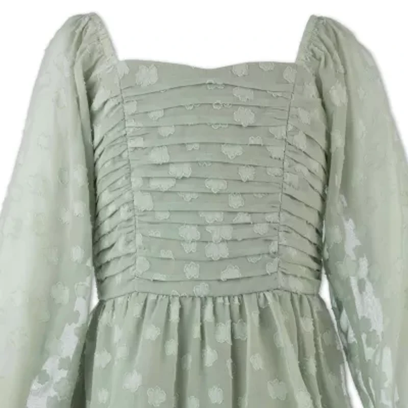 Speechless Big Kid Girls Long Sleeve A-Line Dress