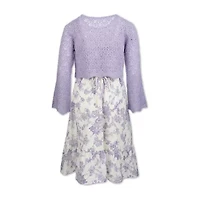 Speechless Big Kid Girls Floral Dress Set