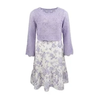 Speechless Big Kid Girls Floral Dress Set