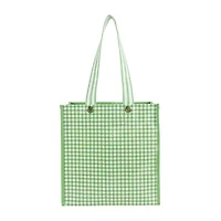 Martha Stewart Green Gingham Market Tote