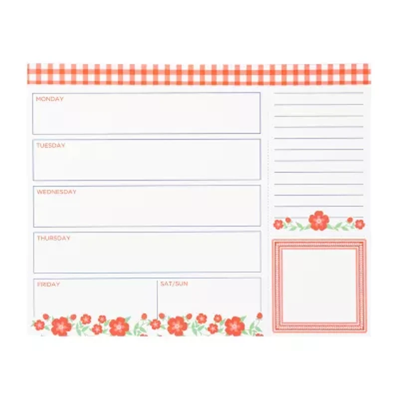 Martha Stewart Weekly Meal Planner Notepads