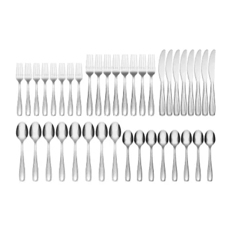 Cambridge Waylen 40-pc. Flatware Set & Caddy