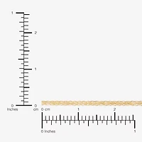 Made in Italy Womens 14K Gold 18 Inch Wheat Chain Necklace