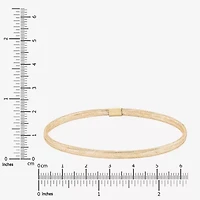 Made in Italy Womens 10K Gold Stretch Bracelet