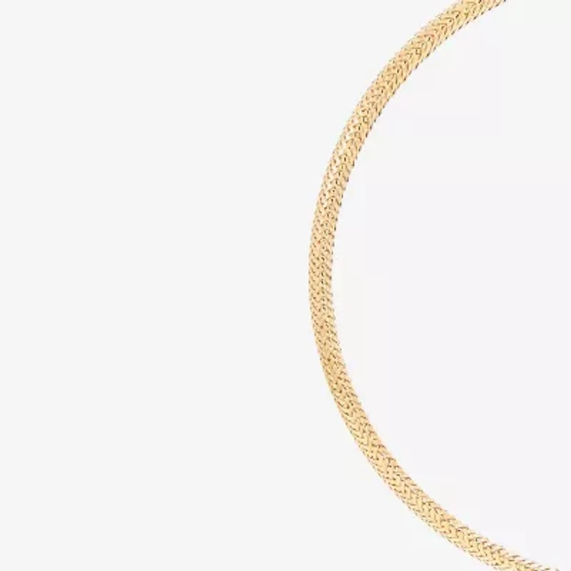 Made in Italy Womens 10K Gold Stretch Bracelet