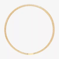 Made in Italy Womens 10K Gold Stretch Bracelet