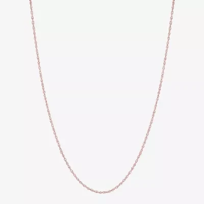 Limited Quantities! Womens 10K Rose Gold 18 Inch Singapore Chain Necklace