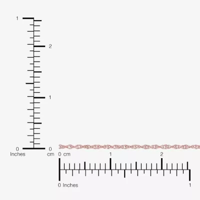 Limited Quantities! Womens 10K Rose Gold 18 Inch Singapore Chain Necklace