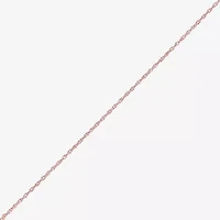 Limited Quantities! Womens 10K Rose Gold 18 Inch Singapore Chain Necklace