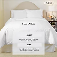 Pointehaven Long Staple Cotton Soft Sateen 3-pc. Duvet Cover Set