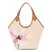 Liz Claiborne Sasha Canvas Tote Bag