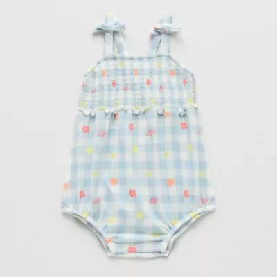 Okie Dokie Baby Girls Sleeveless Romper