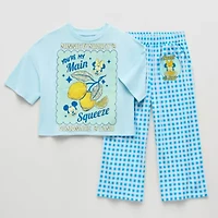 Disney Collection Girls Minnie Mouse 2-pc. Pant Set